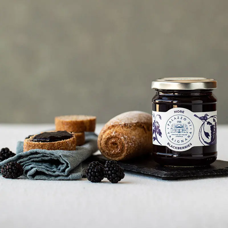 Top Quality Italian artisan Jam Blackberries 210gr Ready to Ship