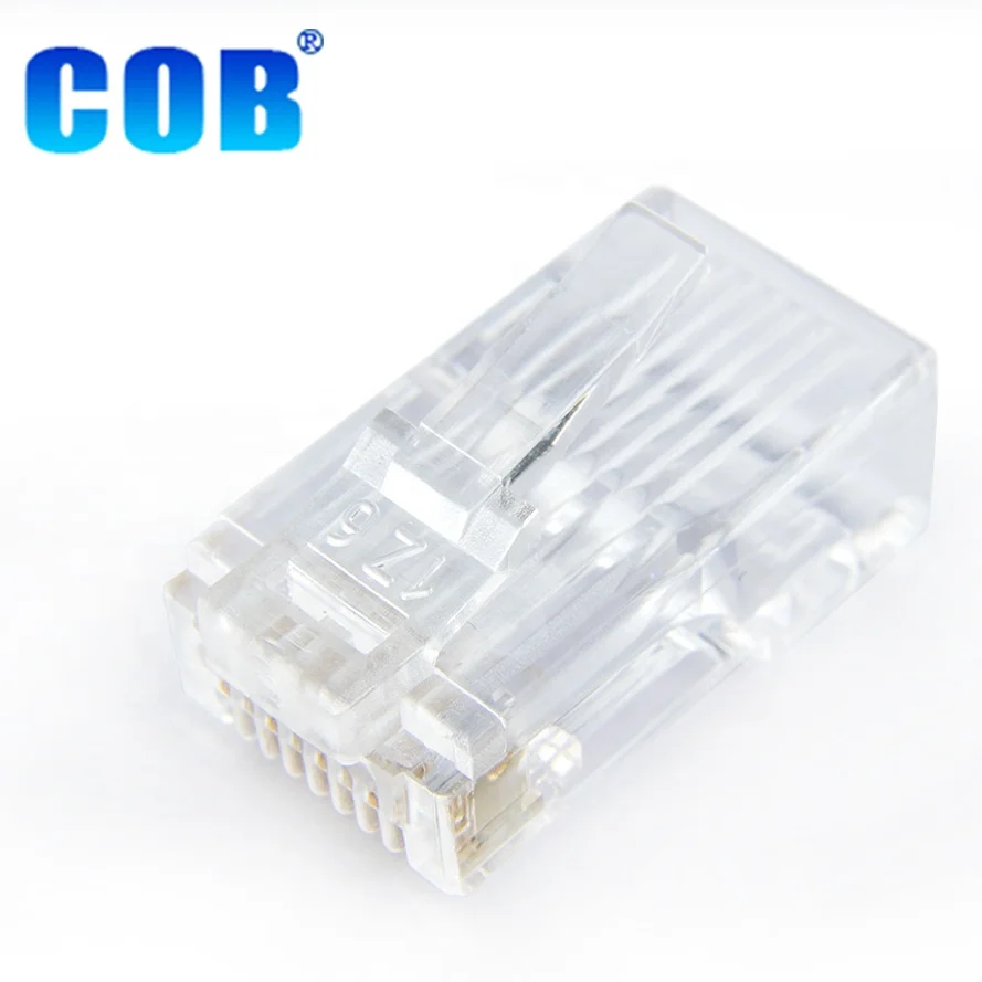 Professional Manufacturer Telecom Parts Unshielded Modular Plug  RJ45 Connector Cat5e UTP