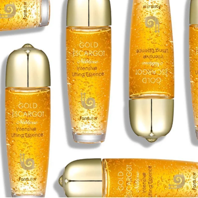 FARMSTAY GOLD ESCARGOT NOBLESSE INTENSIVE LIFTING ESSENCE  - CPNP made in Korean Cosmetic - lifting essence Anti-wrinkle, aging