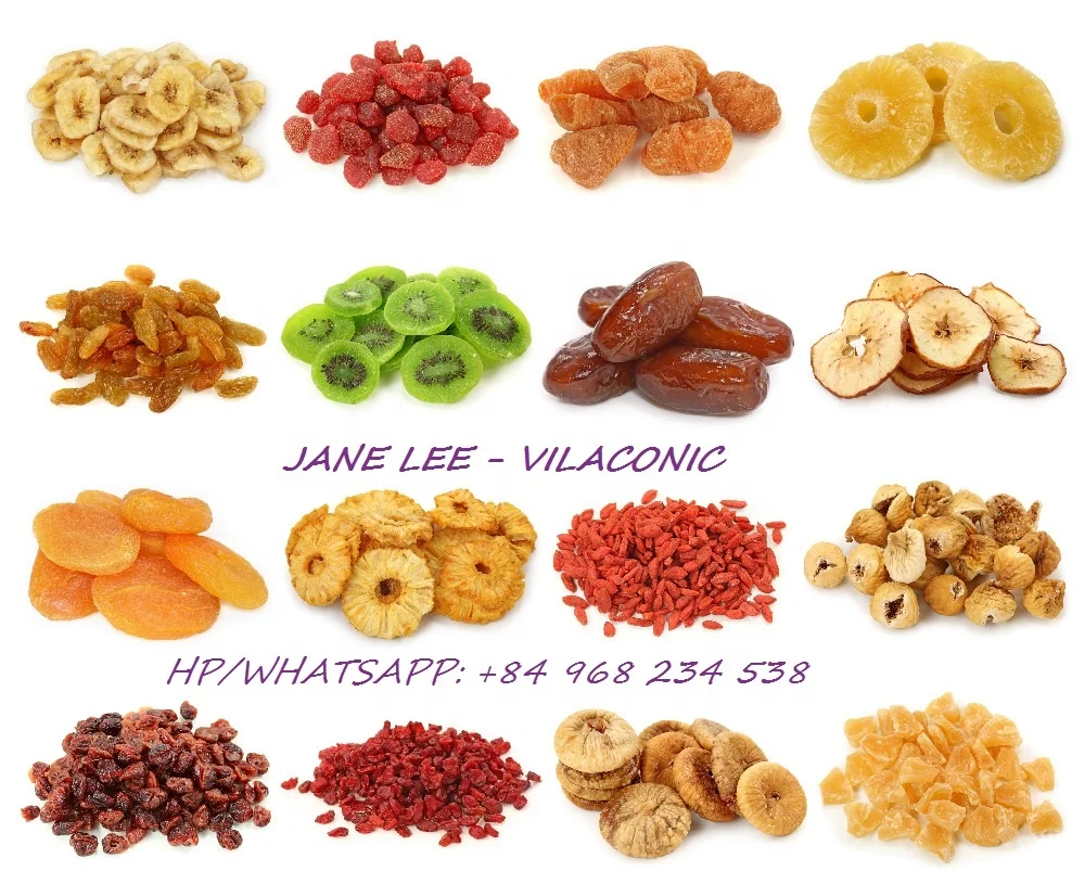 
DRIED FRUITS GOOD FOR HEALTH FROM VIETNAM - EU QUALITY - Ms. Jane (WA: +84 968 234 538) 