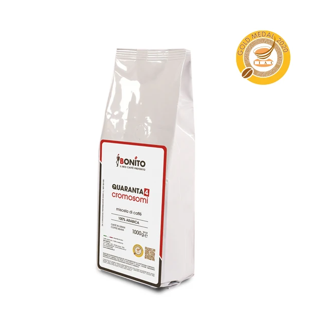 Made in Italy high quality for espresso arabica roasted coffee beans
