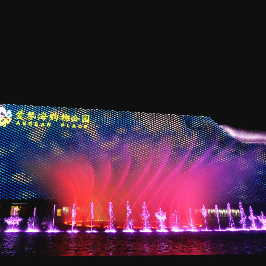 Large beautiful new style Outdoor swing dancing musical water fountain for lake river pond sea  with free primary design