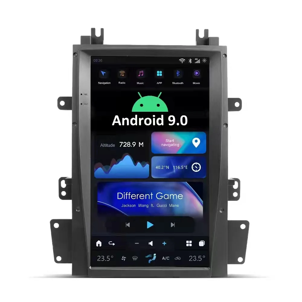 AuCAR 13.6 Android 9 Car DVD Player Car Radio Car Video GPS Navigation Multimedia Player for Cadillac Escalade 2006-2013