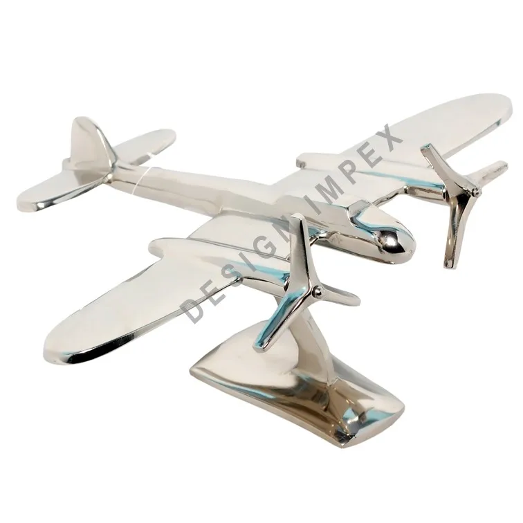 High Quality Airplane Models Die Cast Aluminium Nickel Polished Solid Metal Aircraft Model in Best Prices