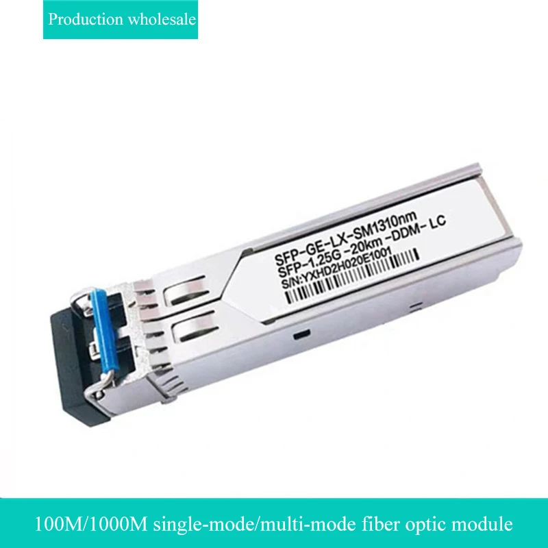 Одномодовый волоконно-оптический модуль 20 км 1 25 г 10 Sfp цена Bidi одномодовый двухмодовый + приемопередатчика