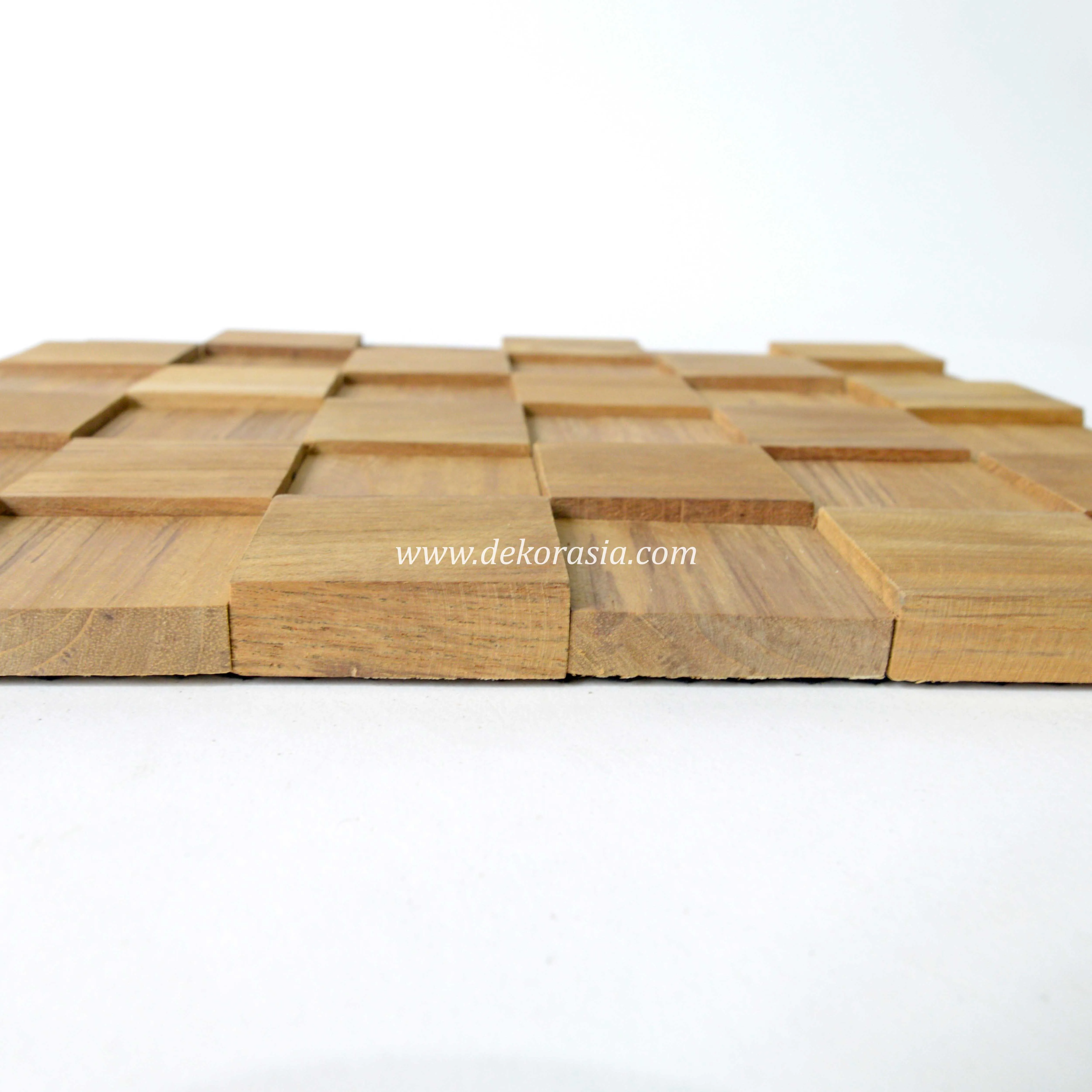 Top Quality Cube Teak for Interior/Exterior Wall Cladding Wall Panels Wall Decor Home Decoration Others Wallpapers / Wall Panels