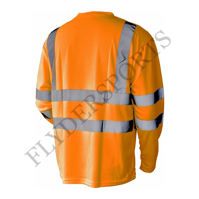 Long Sleeve Reflective Workwear Safety Shirt Work Suits Mechanical Workwear High Visibility Work Wear