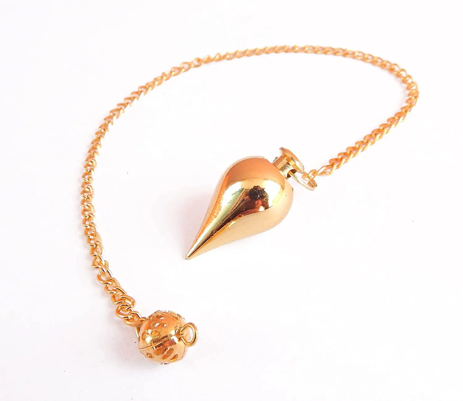 Handmade Spiritual Gift Healing Metal Pendulums Divination Brass Pendulum Design 07 with MUNTAHA AGATE for Reiki Healing