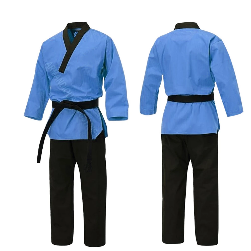 Taekwondo Poomsae Uniform Logo Taebek Dan Uniforms MMA Martial Arts Taekwondo Kickboxing Training Gym School Academy
