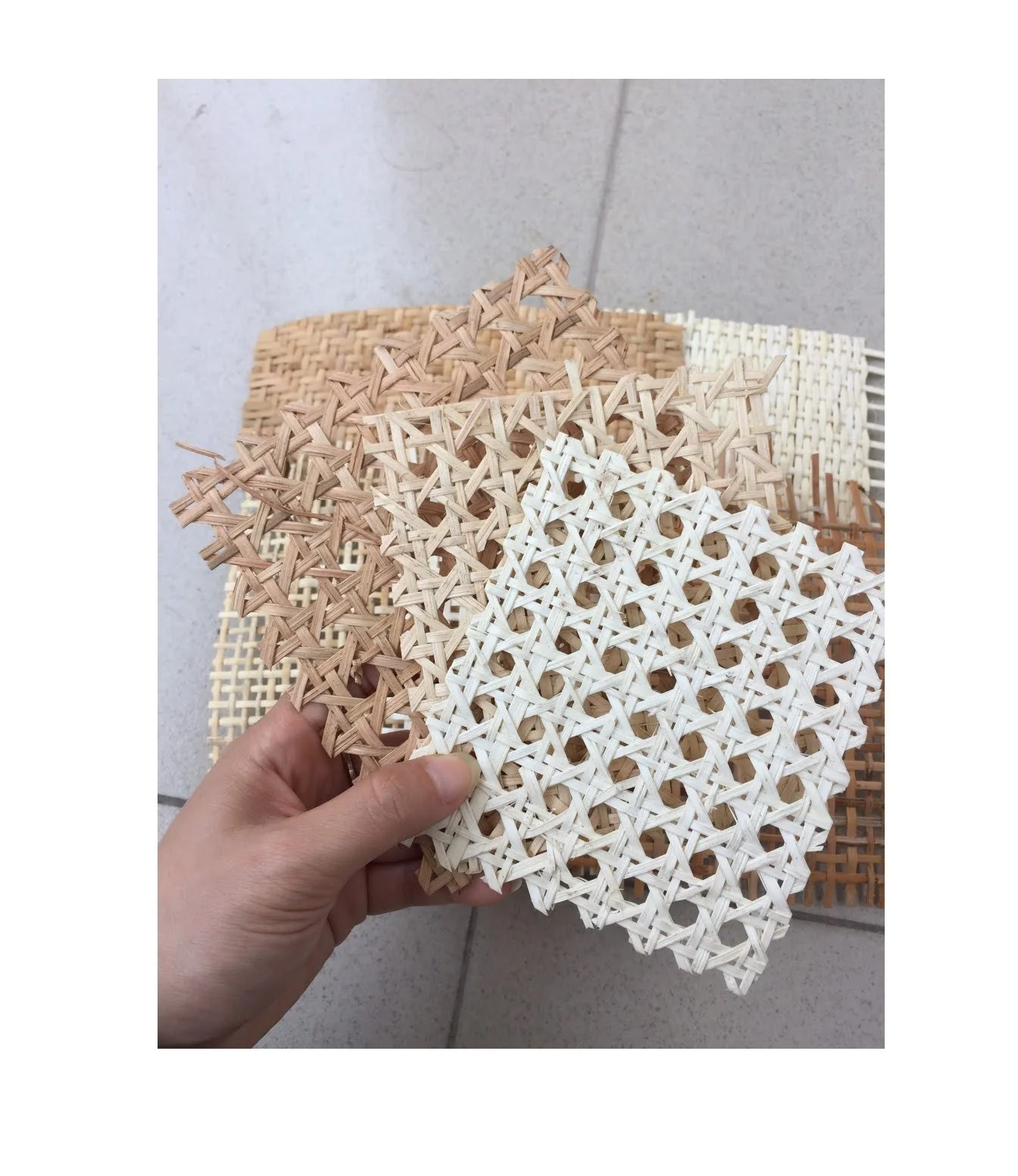 Лента из открытого тростника 1/2 дюйма, вьетнамская ротанговая лента 24 дюйма, рулон из натурального ротанга для мебели