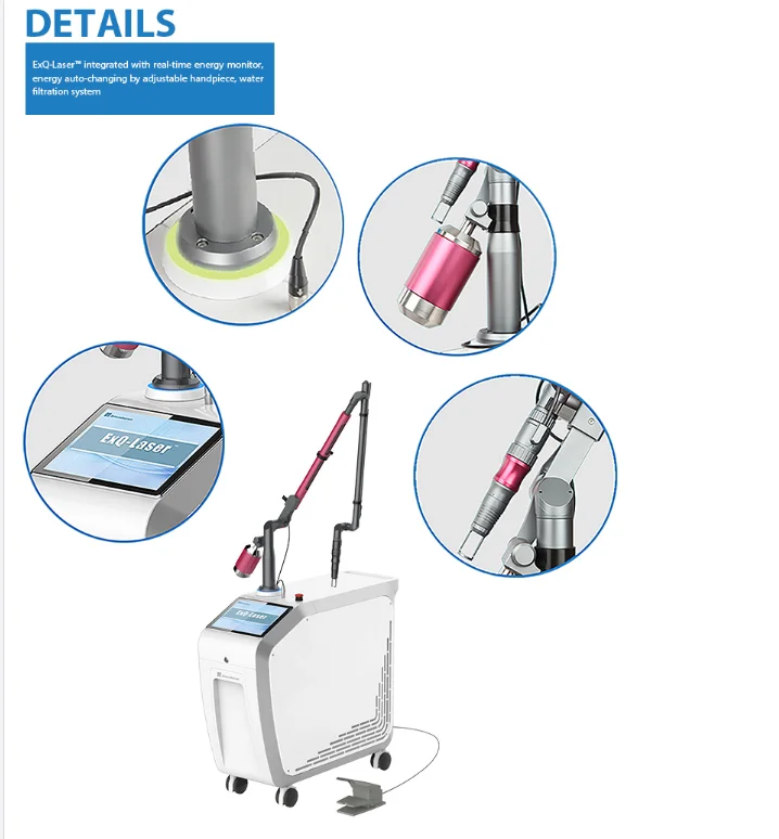 Мощная лазерная система лазерной терапии ND-Yag с Q-переключателем, удаление татуировок, удаление пигментов, гарантированное качество