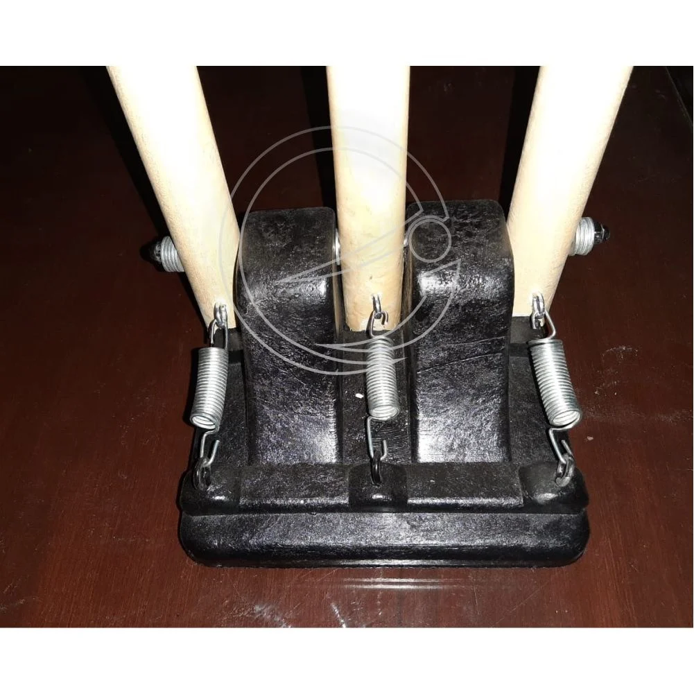 cricket stump with wooden base