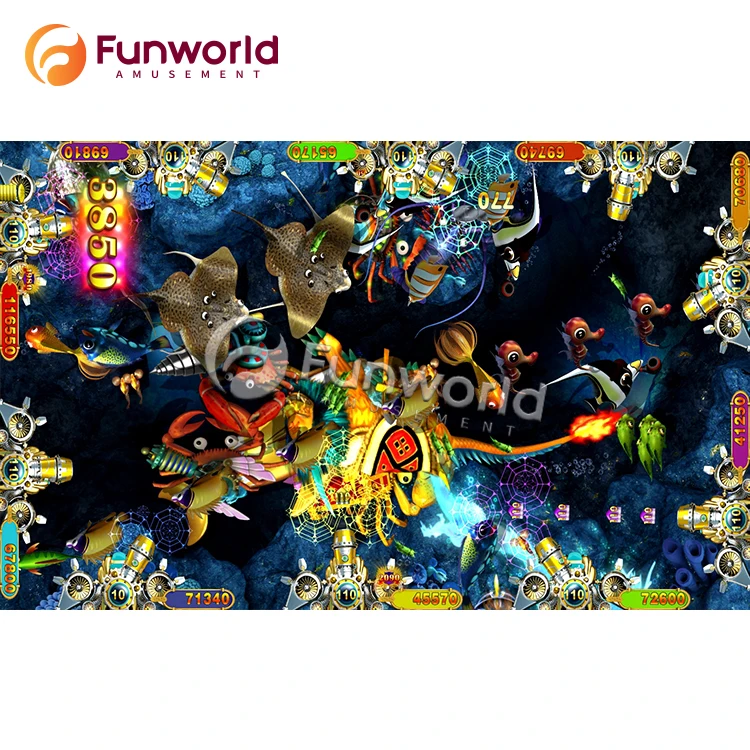 Skill Games Fish Game Board King Crab Fish Arcade Game Table