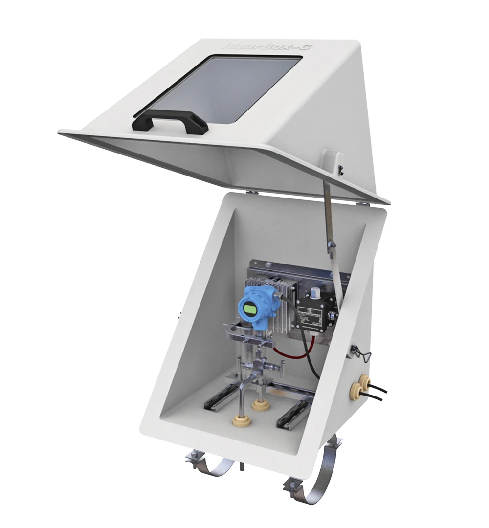 Great quality fiberglass insulated case for control equipment at industrial facilities, thermal insulated