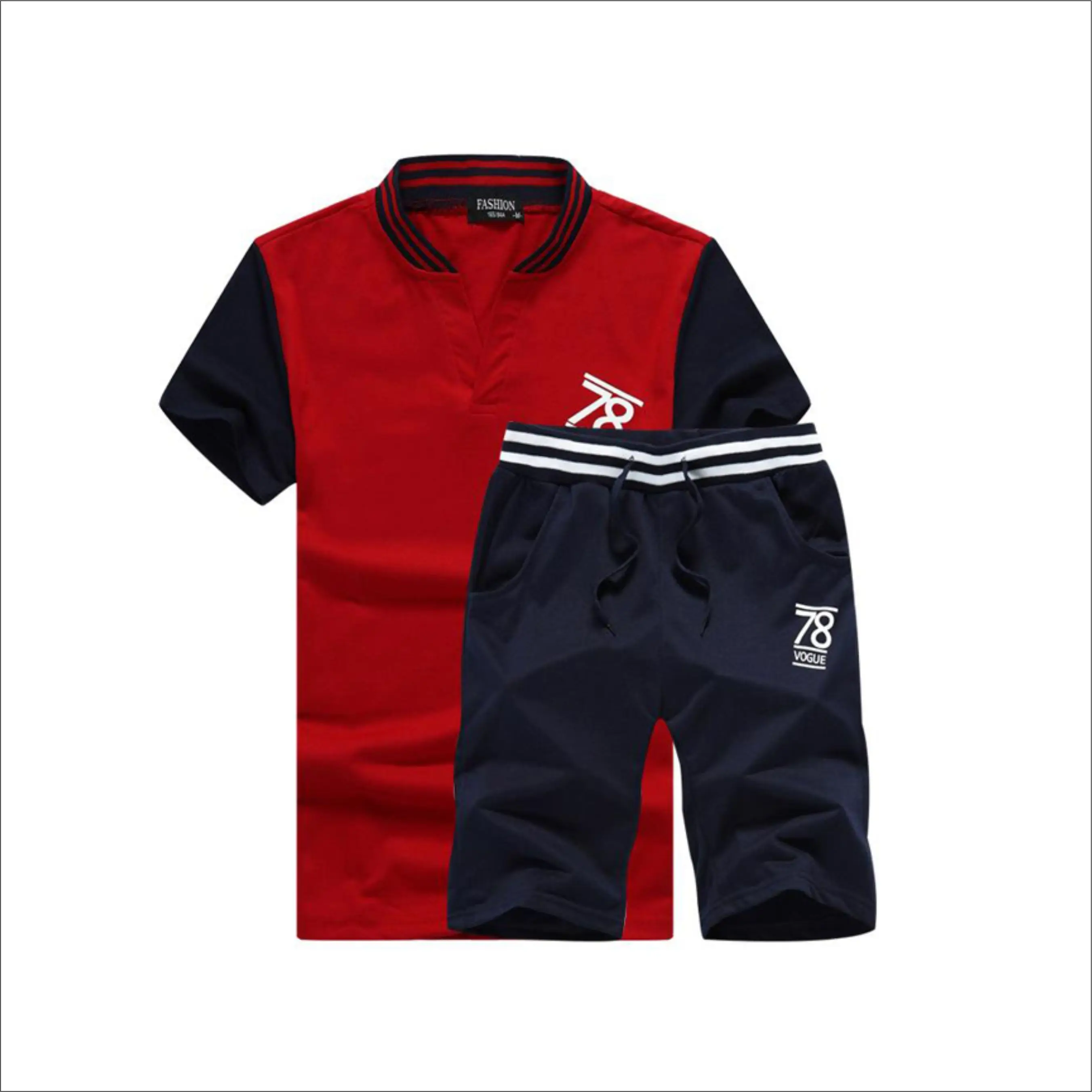 
2021 Men knitting Shorts Tracksuit Shorts Set/short sports suit/knitting sport suit 