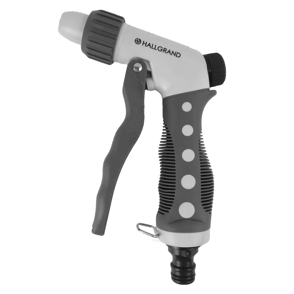 Garden 3 Different Functions Water Sprayer Front Pull Lever Control with Trigger Buckle Adjustable Pattern Garden Hose Nozzle