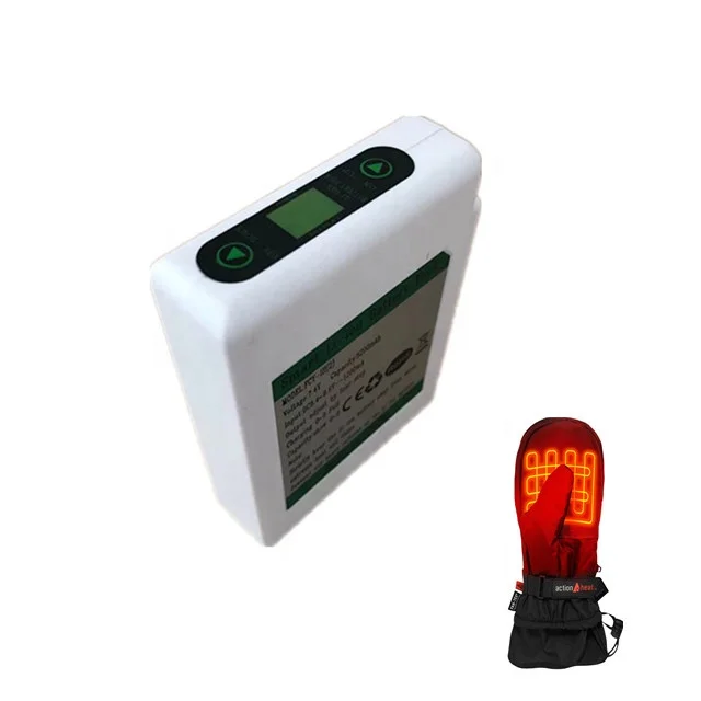 FCY Rechargeable Battery/Power Bank 7.4v 5200mAh for Heated Jackets/Heated Hoodies and Heated Vests