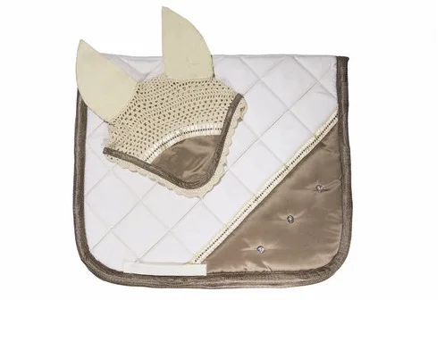 SHEMAX HORSE EQUESTRIAN SADDLE PAD WITH VEIL