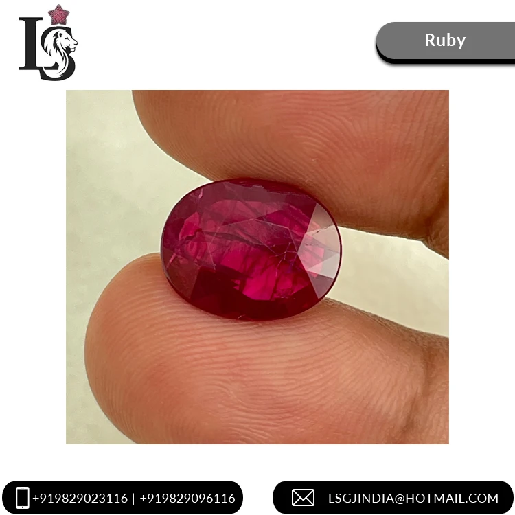 Pigeon Blood Red Top Quality Natural Ruby Burma 5.58 carat Loose Gemstone for Rings