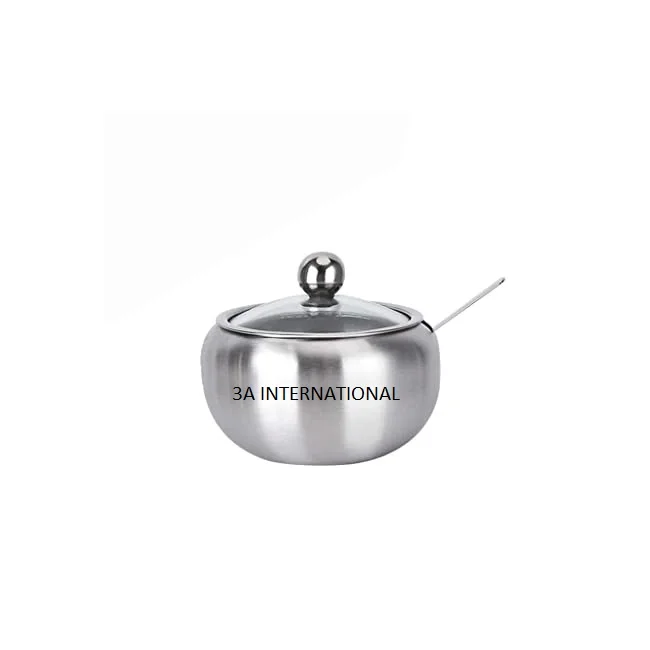  Мини-сахарница легкий молотковый закругленный дизайн под заказ металлический контейнер для сахара чая и кофе