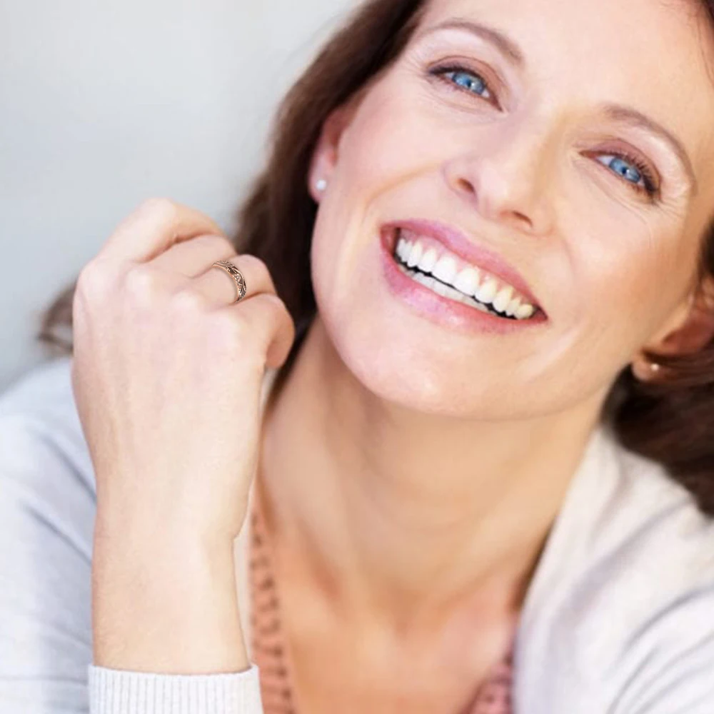 Energinox Antique Pure Solid Wholesale Adjustable Copper Magnetic Rings Jewelry for Woman