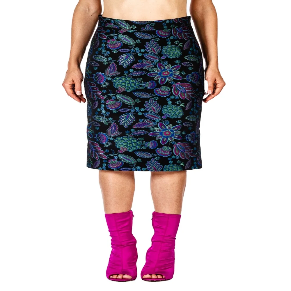 Высококачественная итальянская юбка для элегантных женщин и для вечеринок, коктейлей и торжественных случаев