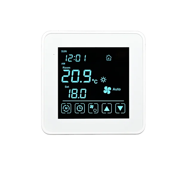 Электрический термостат системы ОВКВ для системы теплого пола отопительный воздуховод отопительный Вентилятор катушка WiFi умный термостат сенсорные детали