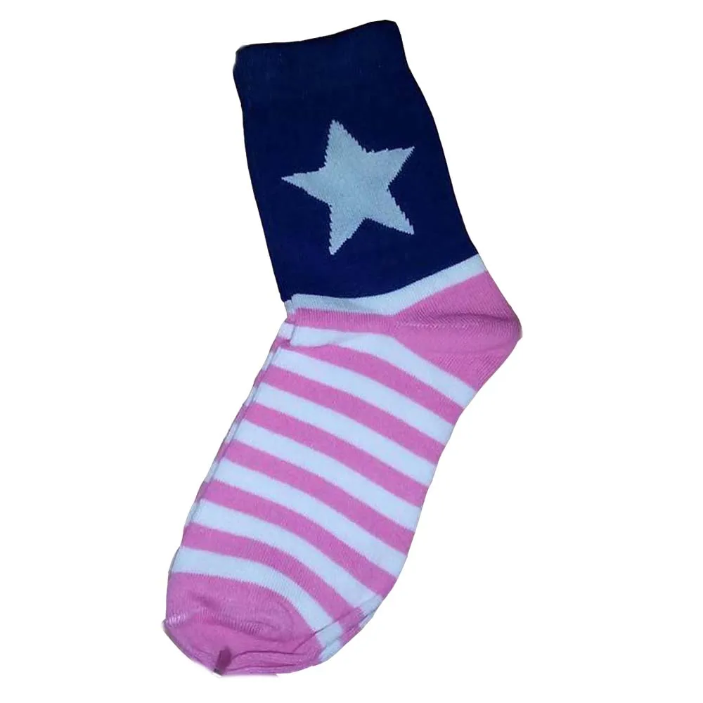 High Quality Custom Logo Tie Dye Casual Socks Comfortable Cotton Terry for Unisex-Available in Black Blue for Kids Men Women