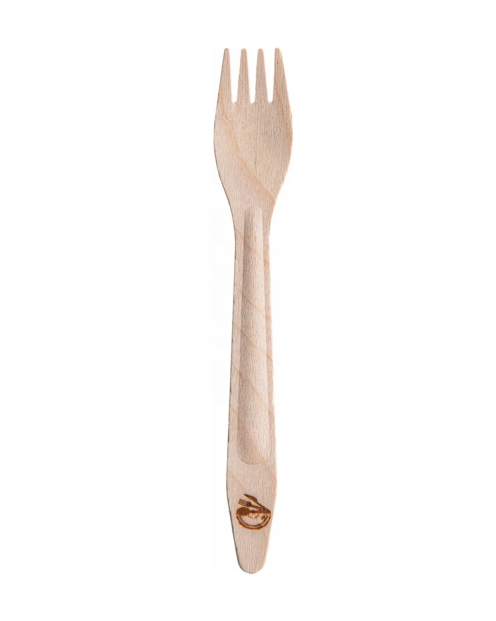 Disposable Wooden Cutlery Set 3+1 Spoon Fork Knife Napkin 165 mm 100% Natural Birchwood Biodegradable Wooden Disposable Cutlery