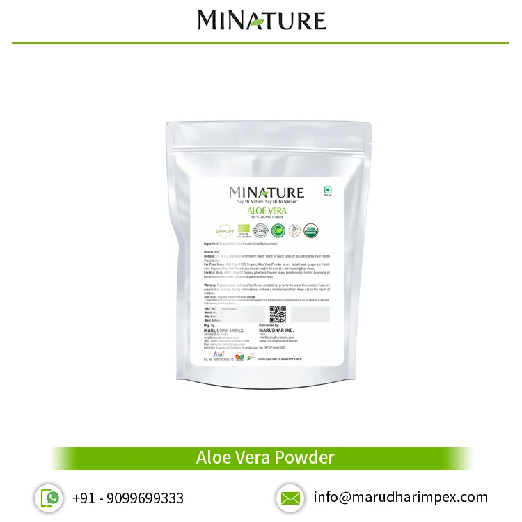 Exclusive Deal on Impressive Quality Herbal Aloe Vera Powder Used for Hair Wash