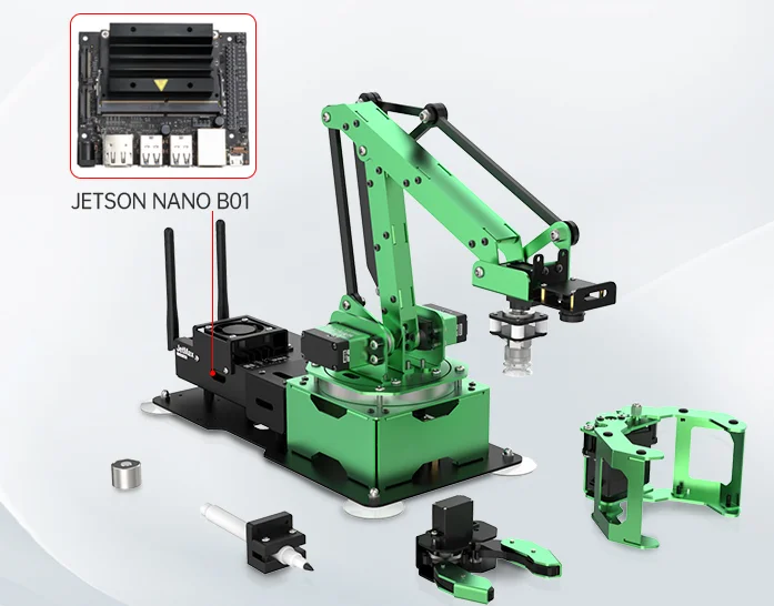 JETSON NANO robotic arm /AI visual recognition AI robotic arm/ Deep learning training ROS programming robot kit