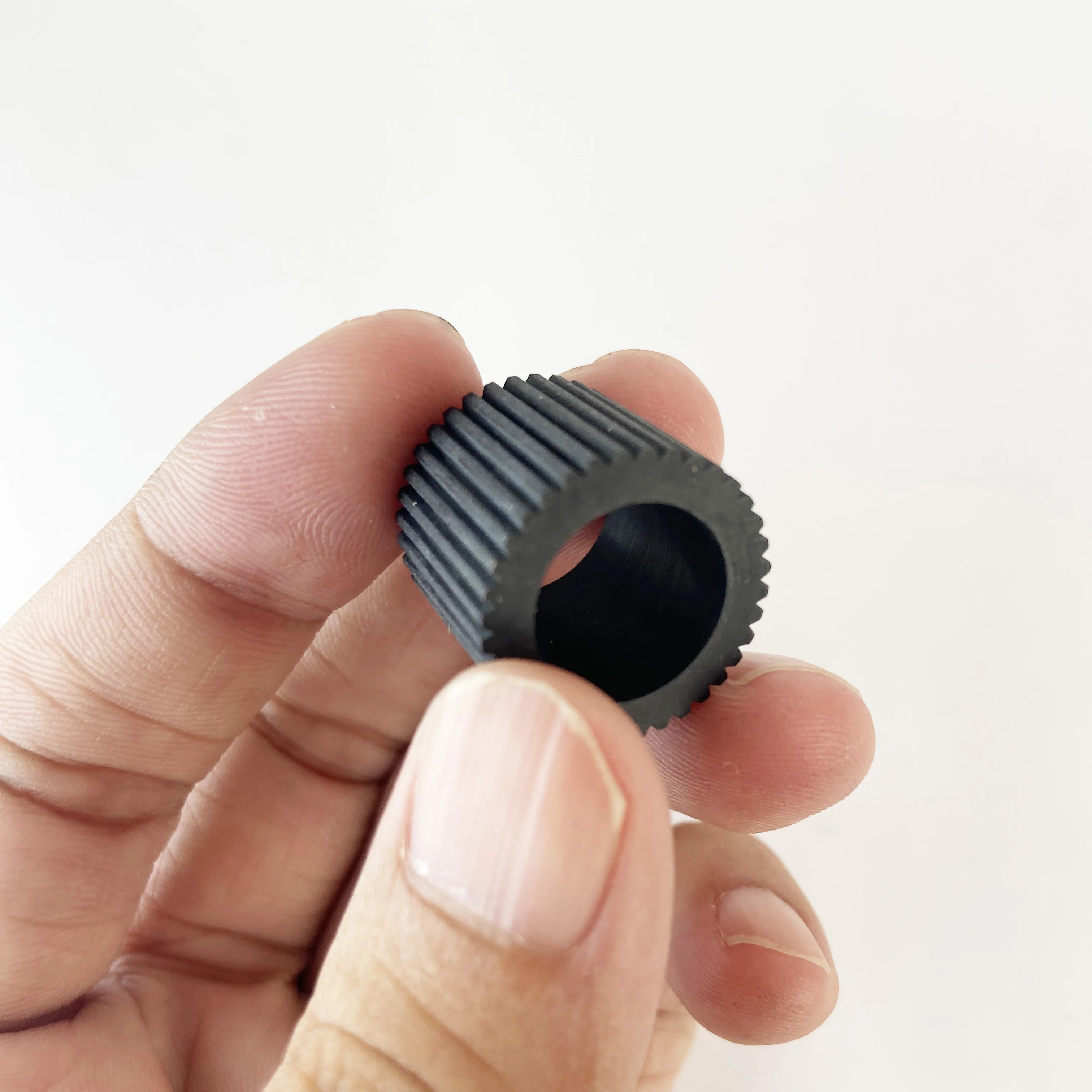 Rubber gear-Like wheel pick rollers silicone paper pick up roller