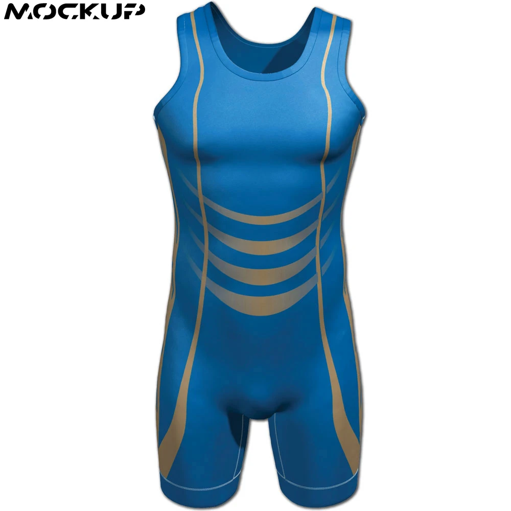 Sublimation youth wrestling singlet with wrestling gear wrestling uniform