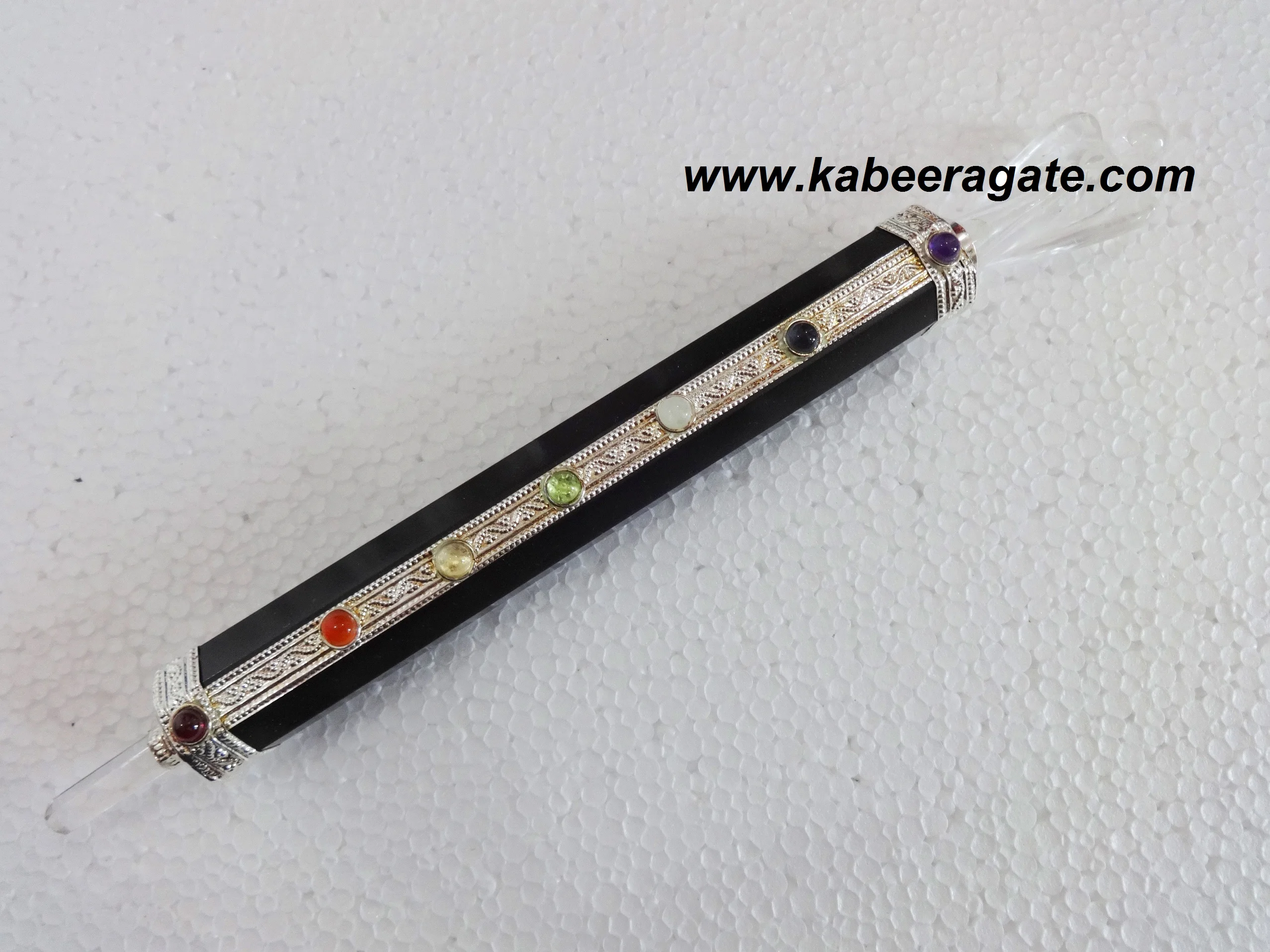 Wholesale Angel Healing Stick : Black Tourmaline & Crystal Quartz Angel Healing Stick