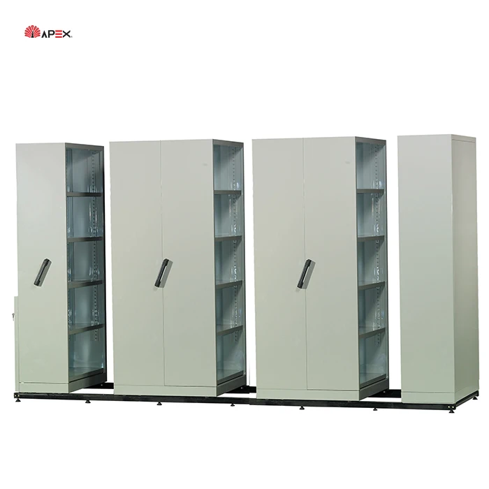 New Modern Office Commercial Furniture Metal Mobile Shelving Compactor Filing System for Office Home Storage
