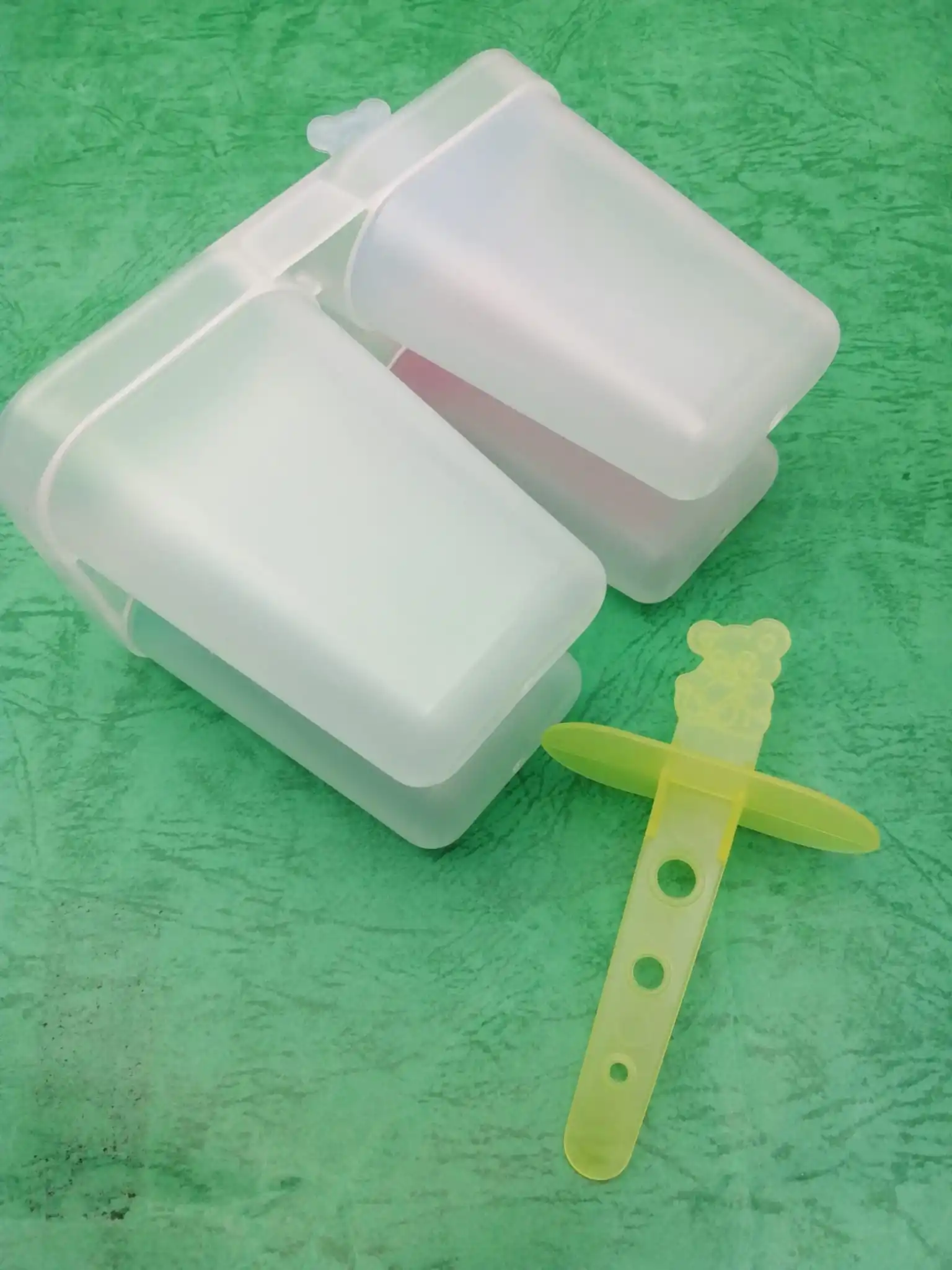 Plastic Ice lolly pop Popsicles maker mould STARWOOD #18SWZXD259 teddy bear handle BPA free food grade children icy lollipop
