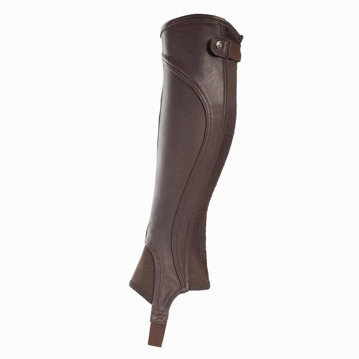 
Equestrian Wear Premium Brown leather Horse Riding Half Chaps, Men and women Fashion western. 