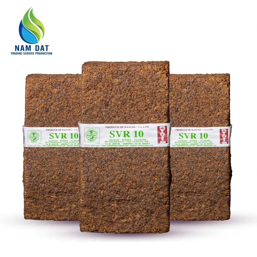 Вьетнам поставщик хорошая цена коричневый натуральный каучук сырье SVR 10 (TSR 10) многоцелевое
