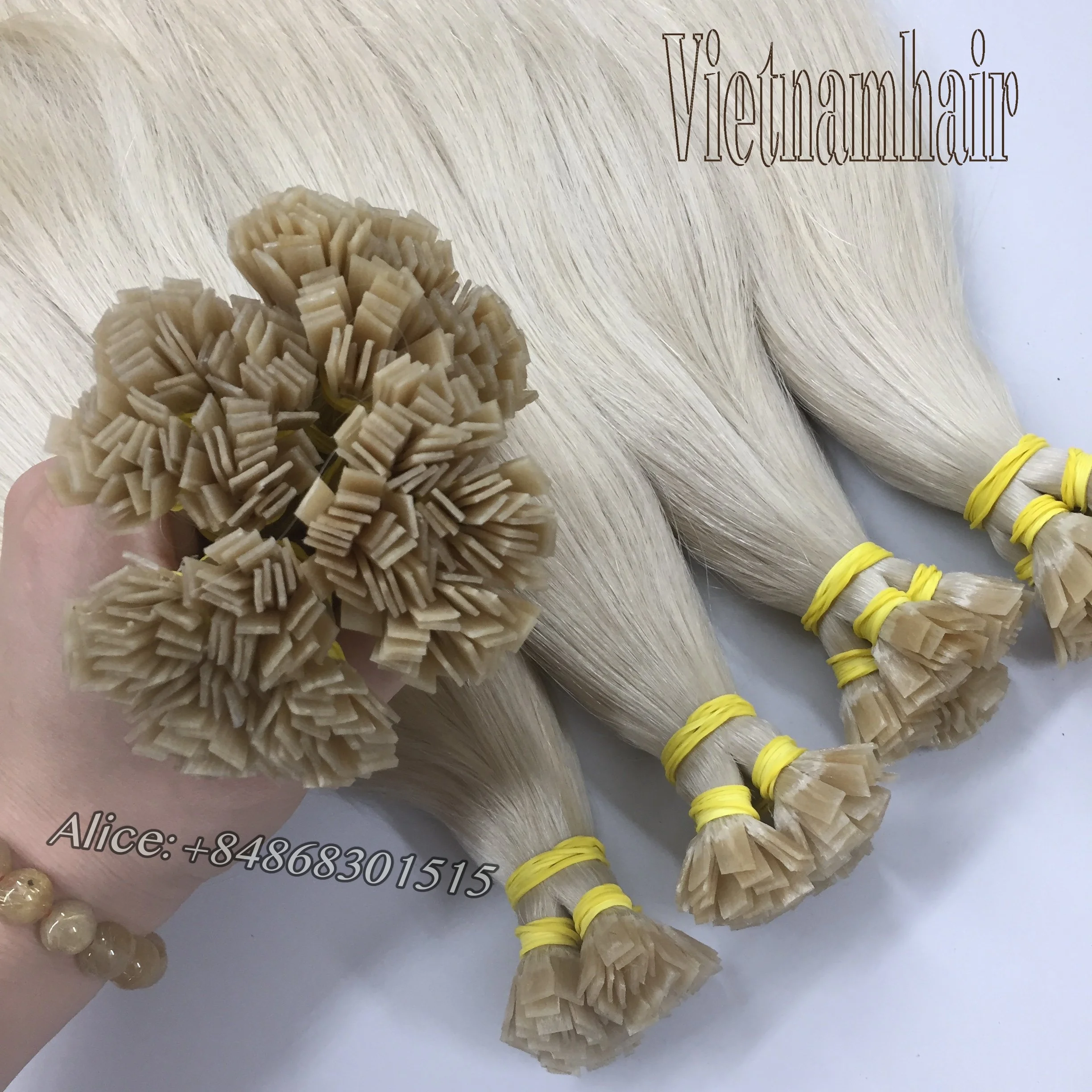 Top keratin flat tip silk soft quality wholesaler