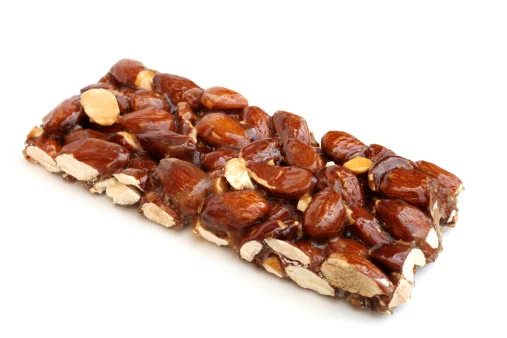 Sicilian Almond Nougat - Artisan Nougat - 100 g ideal as a snack or at the end of a meal accompanied by a sweet dessert wine.