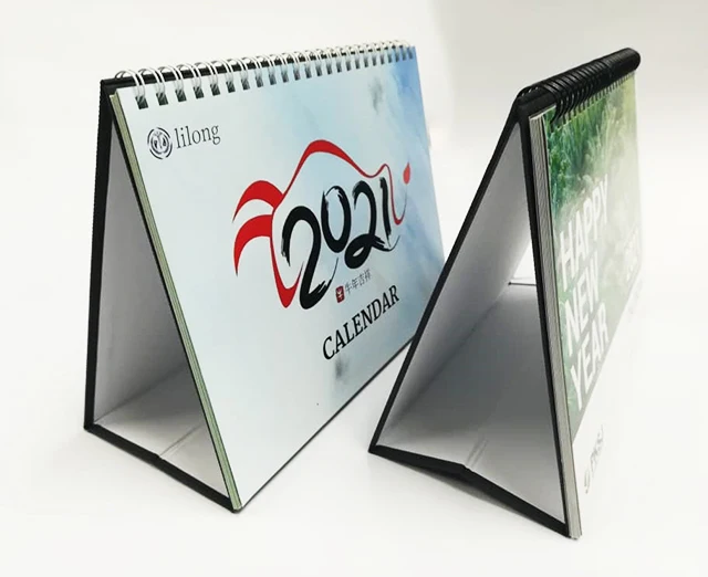 
Настольный календарь с принтом на заказ, настольный календарь с проволокой, печать на заказ, размер 2021/2022 