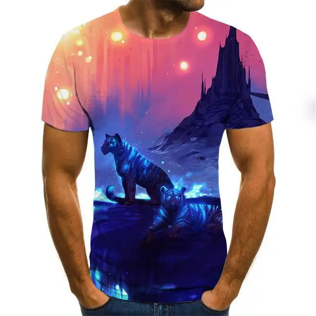 New Design Thermochromic Clothing Teamperature Color Change T shirt Men