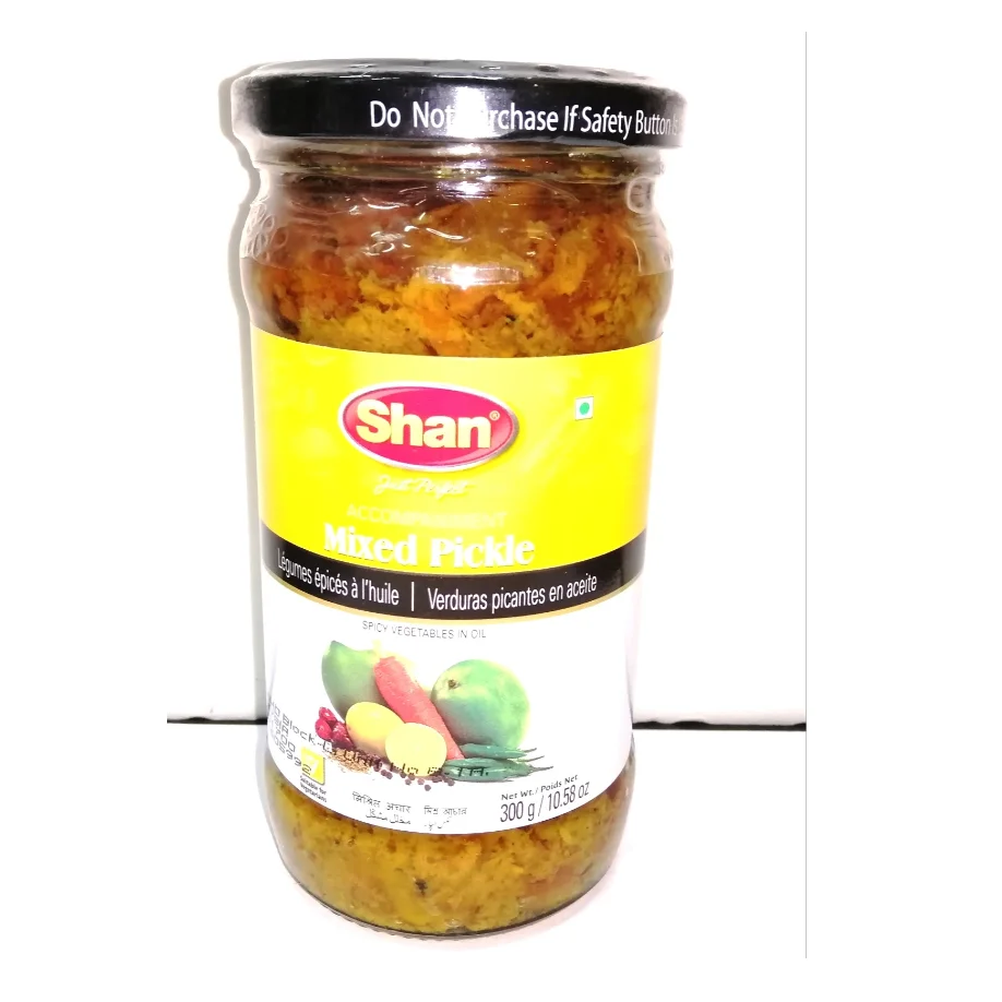 Шань, смешанные пластиковые банки для маринования, вес 300 г, упаковка в каменную банку из Пакистана
