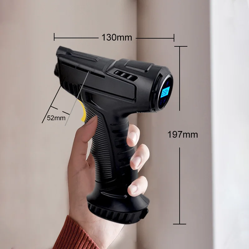 New Products Intelligent Portable Hand Held Tire Pump Digital Car Tire Inflator