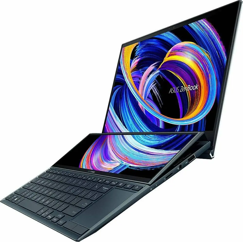 New SealedORIGINAL ZenBook Pro Duo UX581 Laptop 15.6 4K UHD NanoEdge Touch Display Intl Core i9-10980HK 32GB RAM 1TB SSD