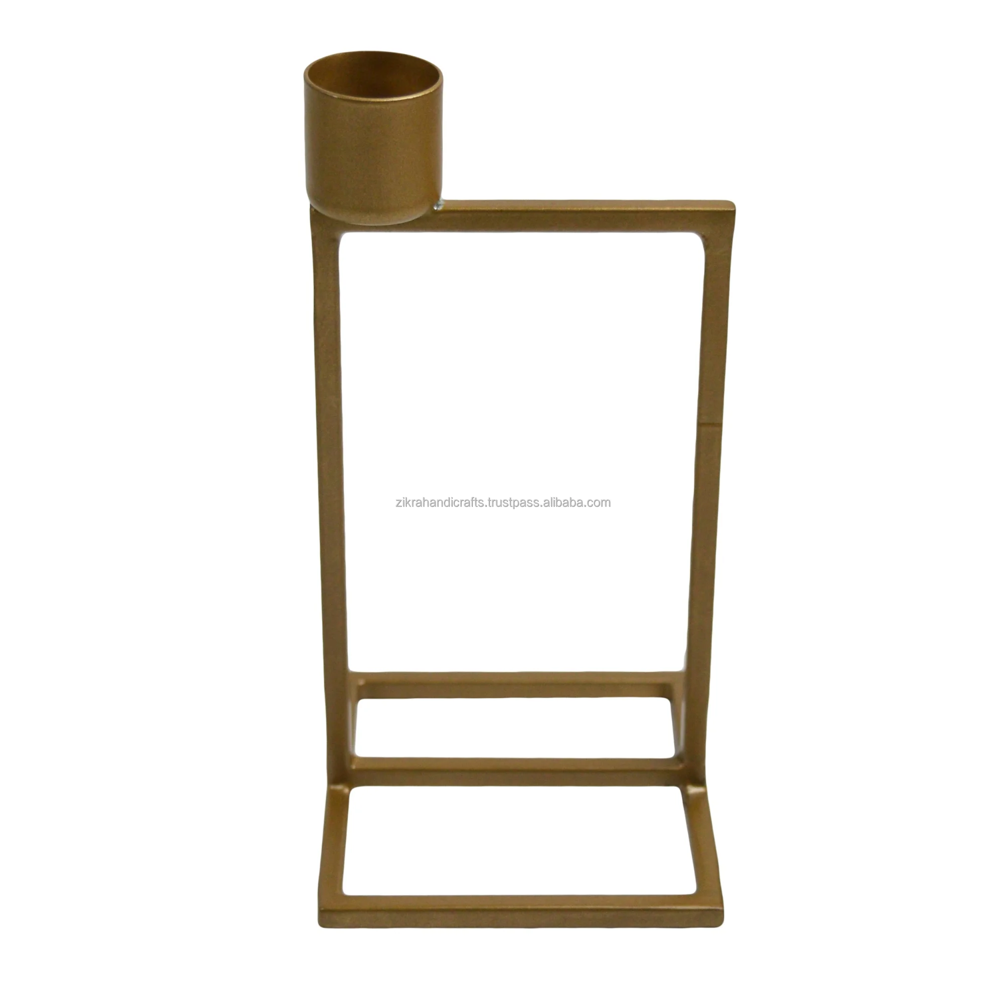 Painted Candle Holder Iron Design Highly Finishing European Double Candle Stand Home Villa Dinner And Wedding Decor Design