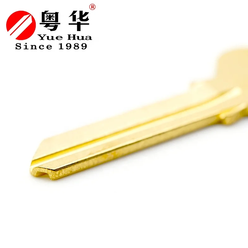 High quality security lock LW5 House Blank Key Blanks For Door Golden Color Door Lock Key Nickel Plated Brass For Key Duplicator