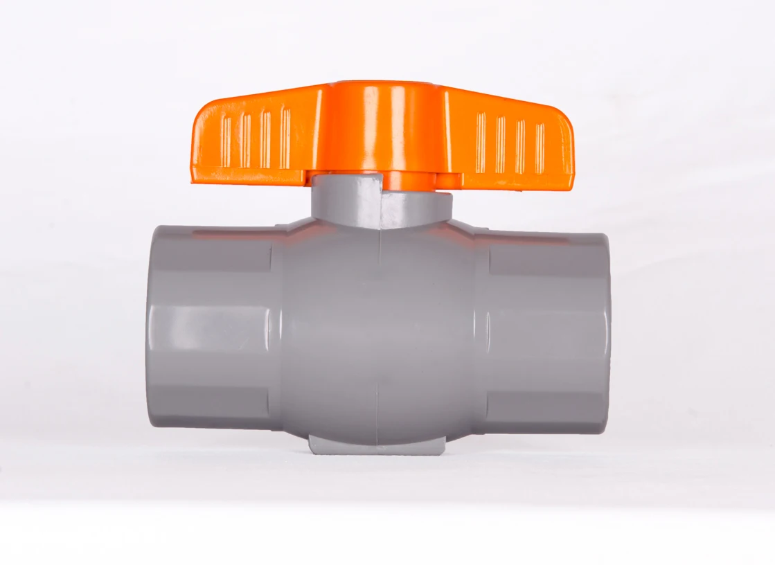 One Year Warranty Normal Temperature Water Media Hand Operated Un-Threaded Ball Valve with Orange Handle