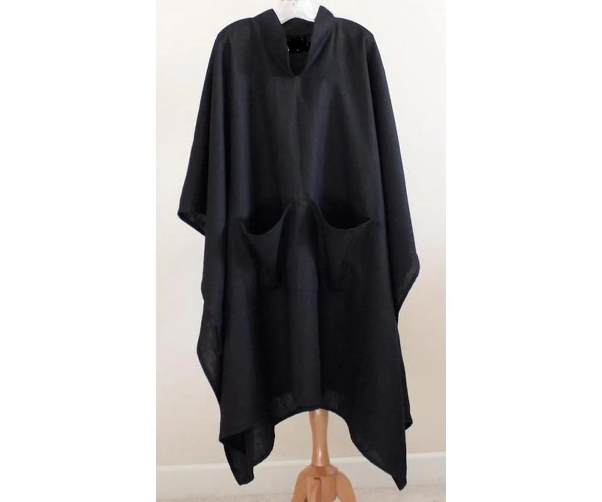 New Design Linen Asymmetrical Cardigan Light Loose Linen Knit Poncho Oversized Cardigan Jacket for Women High Quality