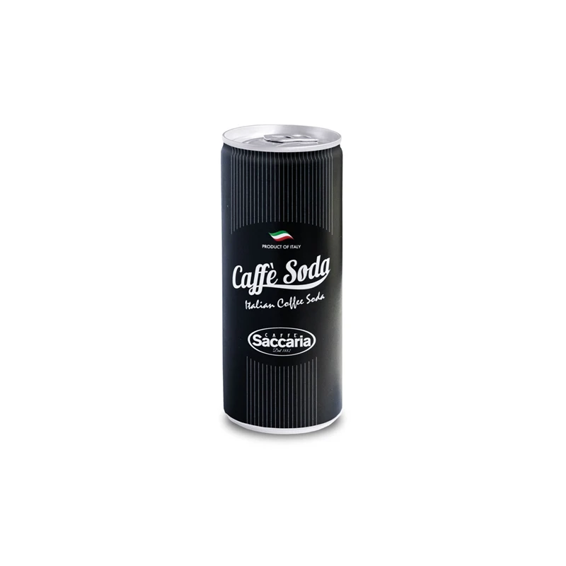 
Top Quality Italian Coffee Soda Saccaria carbonated soft drink Can 250ml 